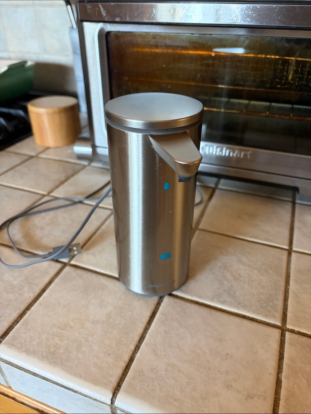 simplehuman Stainless Touch-Free Soap Dispenser